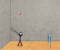 Stick Figure Badminton