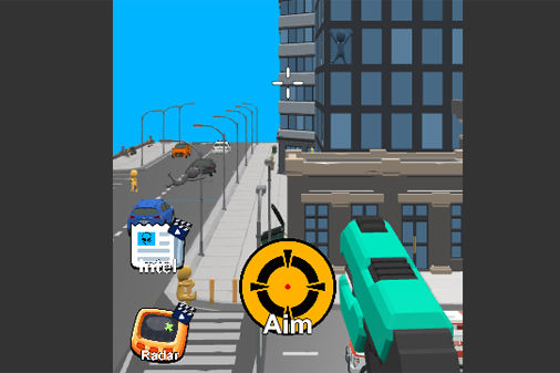 エイリアンハンターのゲーム画面