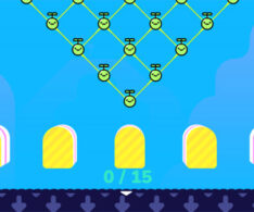 カットでタネを誘導するパズルゲーム【ブルームカッター】