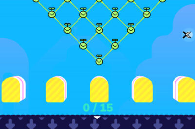 カットでタネを誘導するパズルゲーム【ブルームカッター】