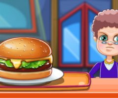 ハンバーガーショップの経営ゲーム Burger Challenge