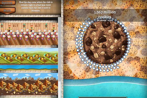 元祖放置ゲームの関連ブラウザゲーム クッキークリッカー2 育成ゲーム 無料ゲーム探索隊 Pc