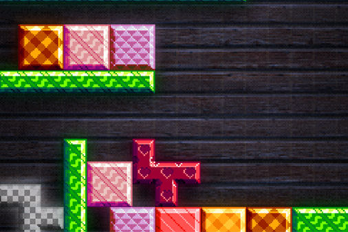 チャンクスターのゲーム画面