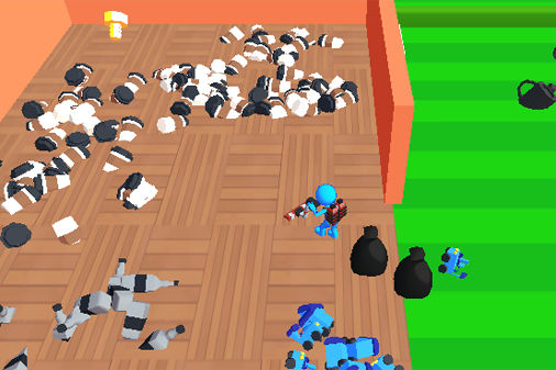 クリーンハウスのゲーム画面