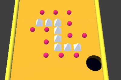 白だけ落とす高難度落とし穴ゲーム【カラーホール】