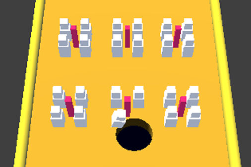 カラーホールのゲーム画面