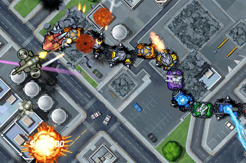 コロッサトロンのゲーム画面