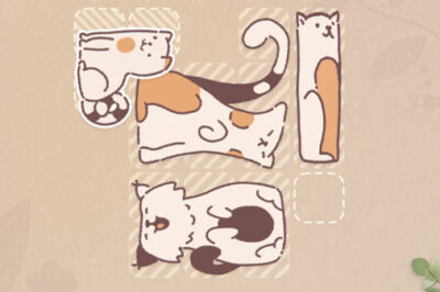 ネコをはめ込む脳トレパズル【コージーパズル・キャッツ (Cozy Puzzle: Cats)】