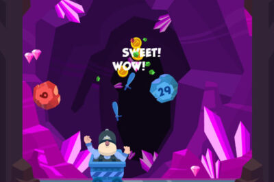 落石破壊アクションゲーム Crazy Caves