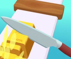 食べ物を切るカッティングゲーム Crazy Knife