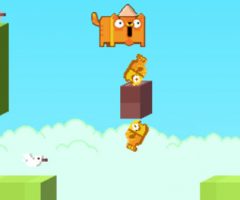ネコのジャンプ調整アクションゲーム Crossy Cat