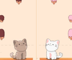 2匹の猫の音楽ゲーム【デュエルキャット ハロウィン】