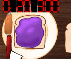 食パン早食いゲーム【Eat Peanut Butter and Jelly】