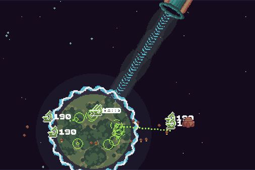 宇宙観測のゲーム画面