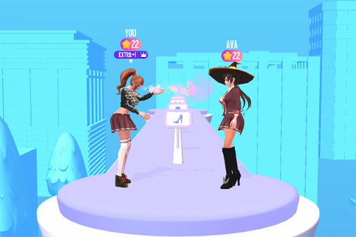 ファッションプリンセスのゲーム画面