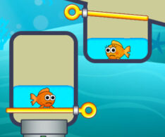 魚を助けるピン抜きゲーム【フィッシュ・ラブピン】