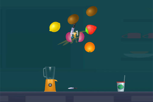 フルーツチョッパーのゲーム画面