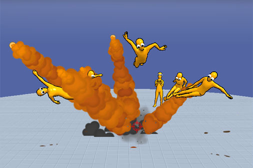 ファン ラグドールチャレンジ！のゲーム画面