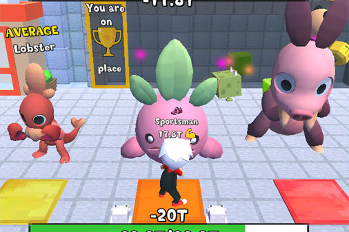 ジムシミュレーターオンラインのゲーム画面