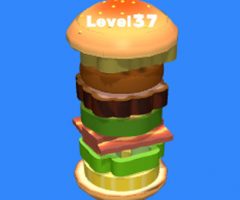 ハンバーガーを作るお手軽なパズルゲーム HAMBURGER