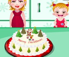 クリスマスケーキを作る食べ物ゲーム Hazel & Mom's Recipes