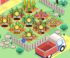農作物を育てる放置ゲーム Idle Farming Business