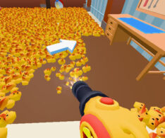 落ち葉を掃除機で吸い込むお掃除ゲーム【リーフ・クリアランス】