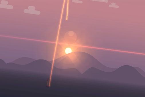 リフトオフのゲーム画面