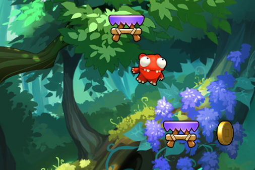 メガジャンプのゲーム画面