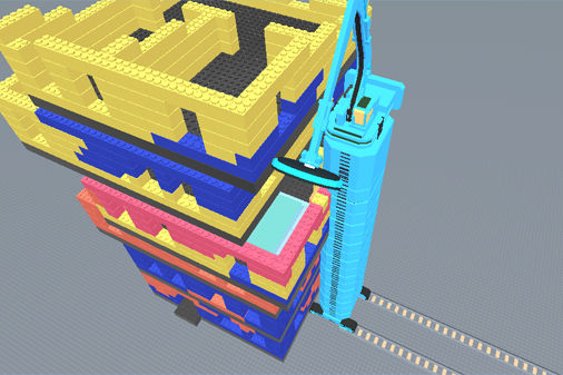 マイナービルダーのゲーム画面