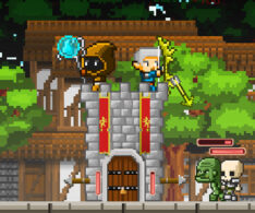 モンスターを迎撃する育成ゲーム MINI GUARDIANS: CASTLE DEFENSE