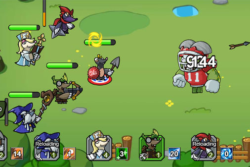 Mole Kingdom Defenseのゲーム画面