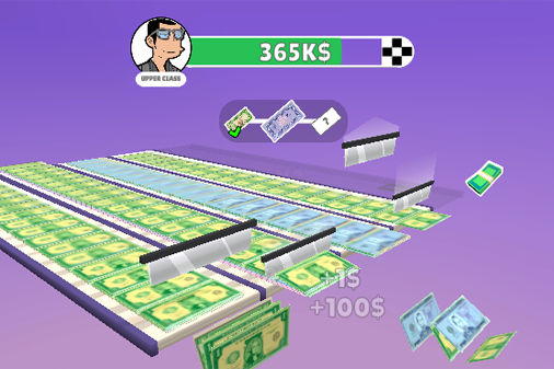 マネーメーカーアイドルのゲーム画面