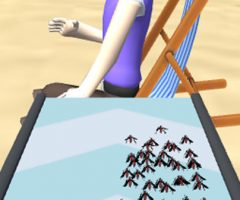 蚊が血を吸うミニゲーム MOSQUITO RUN 3D