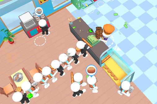 マイベーカリーのゲーム画面