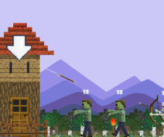 マイクラ風の放置系防衛ゲーム【初心者村タワーディフェンス (Noob Village Tower Defense)】