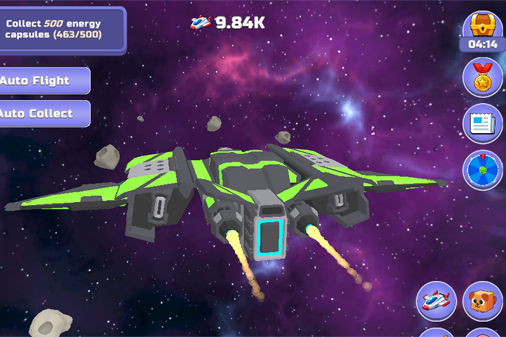 オビー・スペース・チャレンジのゲーム画面