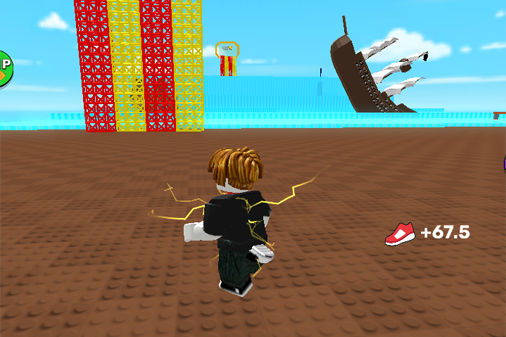 Obby: Tsunamiのゲーム画面