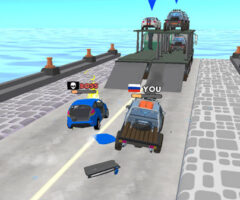 クルマを運ぶワンクリックゲーム【Obstacle Race: Destroying Simulator!】