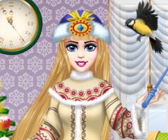 王女様の着せ替えゲーム Russian Ice Princess
