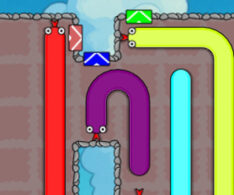 ヘビを誘導して脱出させるパズル【スリザーエスケープ】