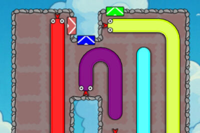 ヘビを誘導して脱出させるパズル【スリザーエスケープ】