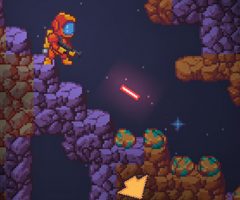 地底を掘るアクションゲーム Space Major Miner