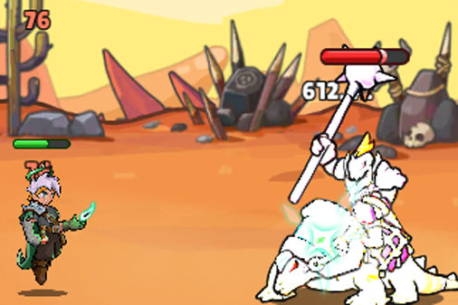 スペルバウンド・サーガのゲーム画面