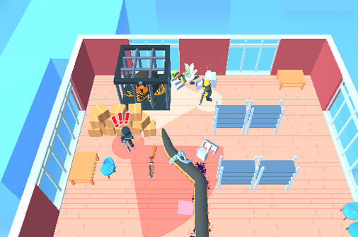 ステルス・サイレント・スクイッドのゲーム画面