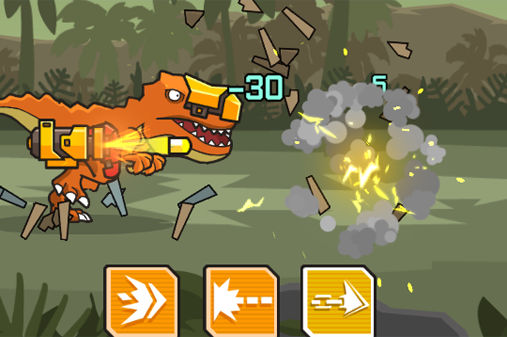 武装恐竜のシンプルバトル放置ゲーム Cyberdino T Rex Vs Robots 育成ゲーム 無料ゲーム探索隊 Pc