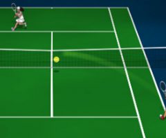 テニス大会のシンプルなスポーツゲーム Tennis Hero