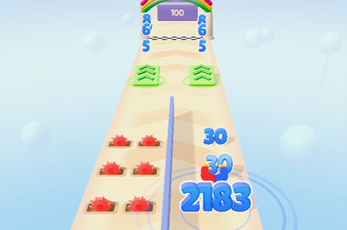 最大の数字のゲーム画面