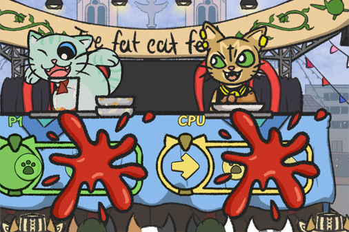 The Fat Cat Festのゲーム画面