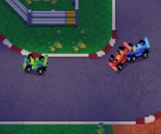 F1風レトロレースゲーム【タイニーレーシング】